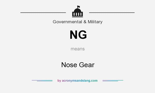 What does NG mean? It stands for Nose Gear