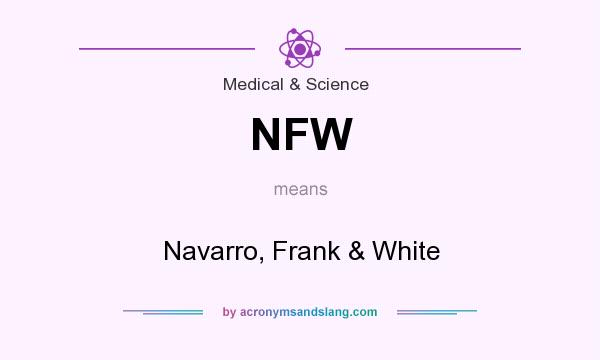 What does NFW mean? It stands for Navarro, Frank & White