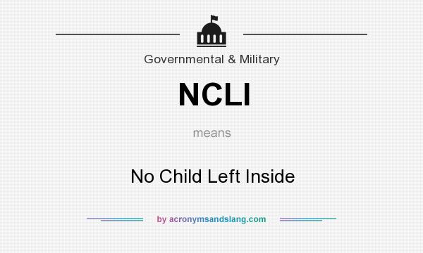 What does NCLI mean? It stands for No Child Left Inside