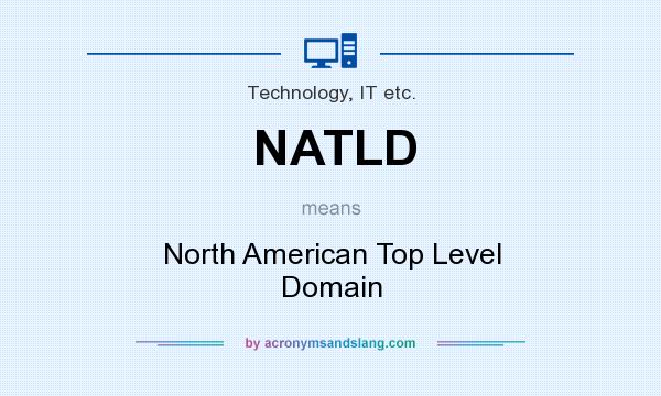 What does NATLD mean? It stands for North American Top Level Domain