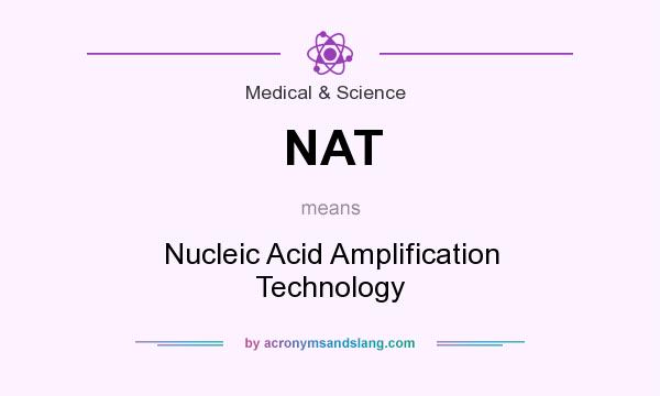What does NAT mean? It stands for Nucleic Acid Amplification Technology