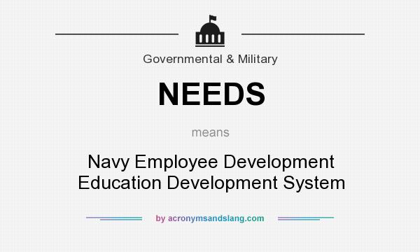 NEEDS Navy Employee Development Education Development System In 