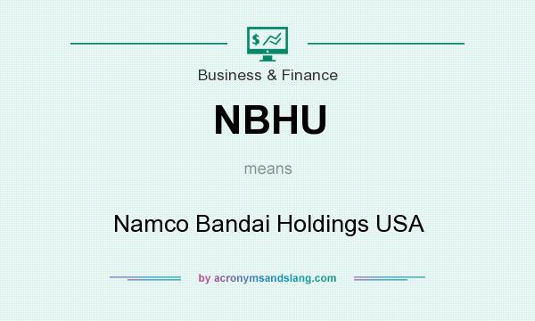 What does NBHU mean? It stands for Namco Bandai Holdings USA