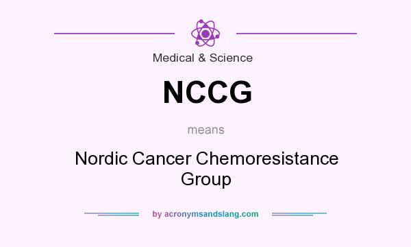 What does NCCG mean? It stands for Nordic Cancer Chemoresistance Group