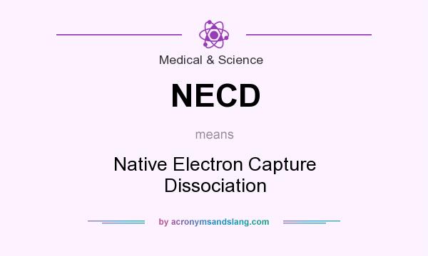 What does NECD mean? It stands for Native Electron Capture Dissociation