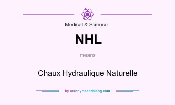 What does NHL mean? It stands for Chaux Hydraulique Naturelle