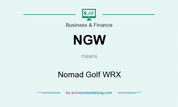 What does NGW mean? It stands for Nomad Golf WRX