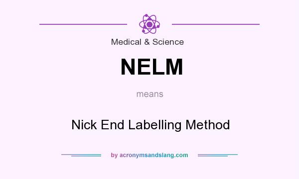 What does NELM mean? It stands for Nick End Labelling Method