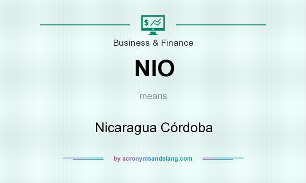 What does NIO mean? It stands for Nicaragua Córdoba
