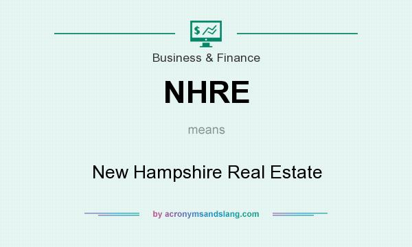 What does NHRE mean? It stands for New Hampshire Real Estate