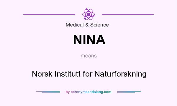 What does NINA mean? It stands for Norsk Institutt for Naturforskning