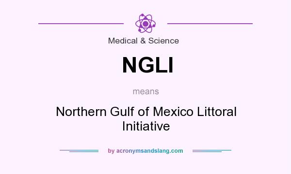What does NGLI mean? It stands for Northern Gulf of Mexico Littoral Initiative