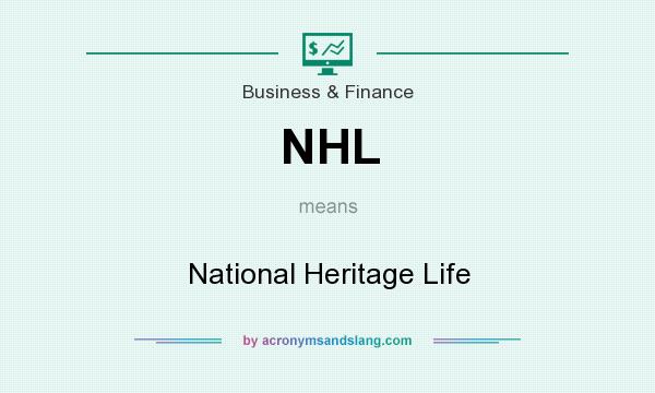 What does NHL mean? It stands for National Heritage Life
