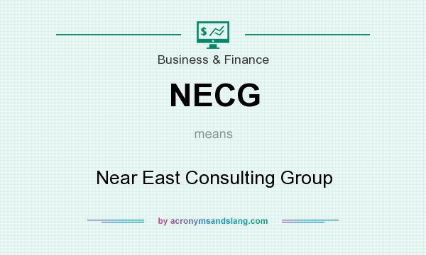 What does NECG mean? It stands for Near East Consulting Group