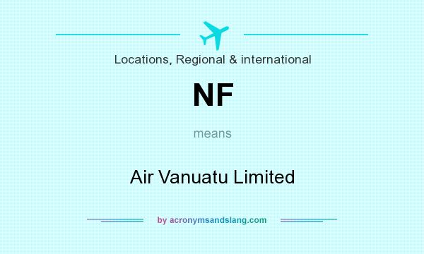 What does NF mean? It stands for Air Vanuatu Limited