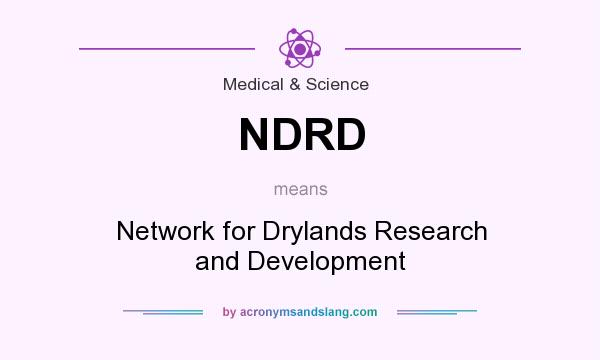 What does NDRD mean? It stands for Network for Drylands Research and Development