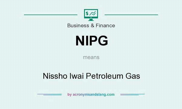 What does NIPG mean? It stands for Nissho Iwai Petroleum Gas