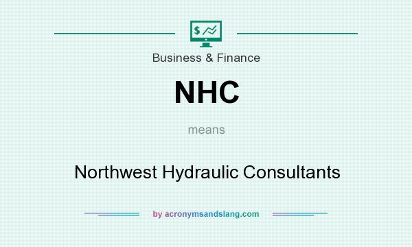 What does NHC mean? It stands for Northwest Hydraulic Consultants