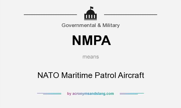 What does NMPA mean? It stands for NATO Maritime Patrol Aircraft