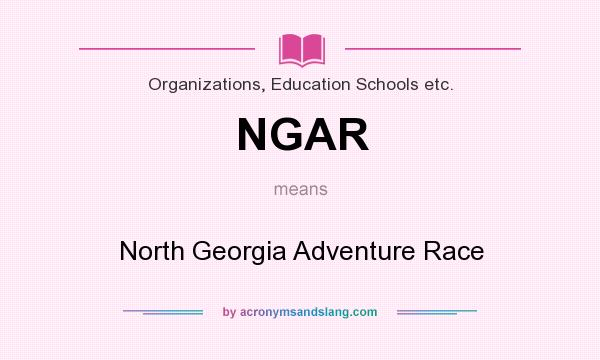 What does NGAR mean? It stands for North Georgia Adventure Race