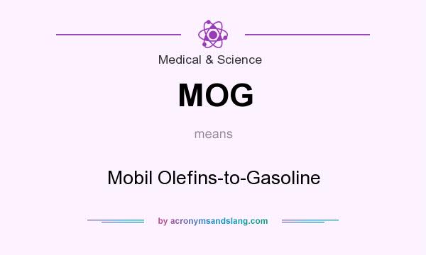 What does MOG mean? It stands for Mobil Olefins-to-Gasoline