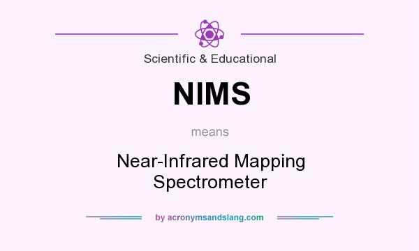 What does NIMS mean? It stands for Near-Infrared Mapping Spectrometer
