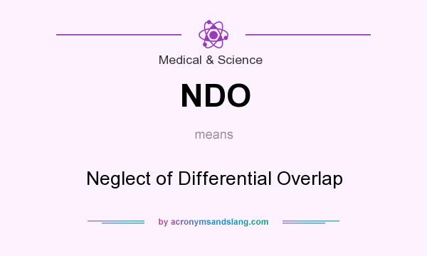What does NDO mean? It stands for Neglect of Differential Overlap