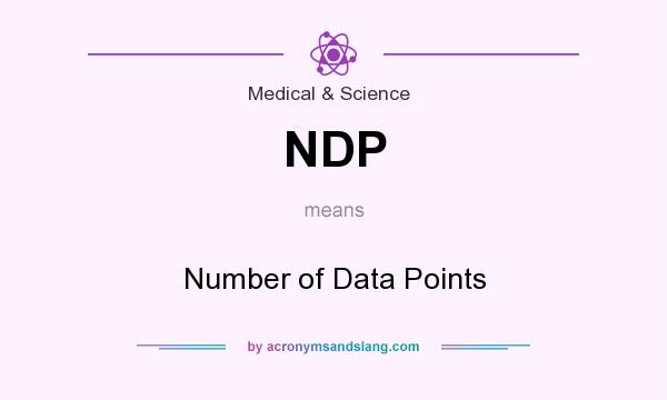 What does NDP mean? It stands for Number of Data Points