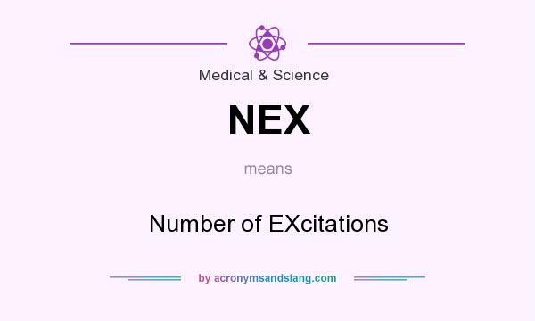 What does NEX mean? It stands for Number of EXcitations