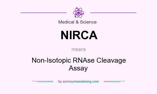 What does NIRCA mean? It stands for Non-Isotopic RNAse Cleavage Assay