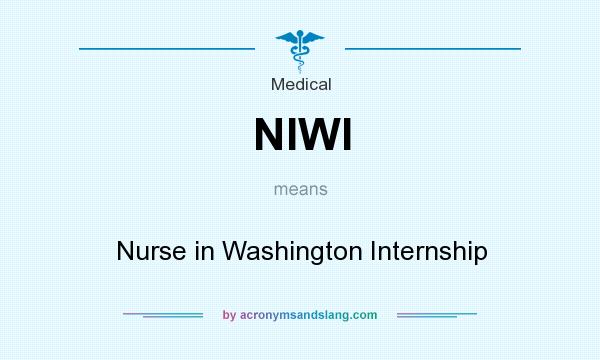 What does NIWI mean? It stands for Nurse in Washington Internship