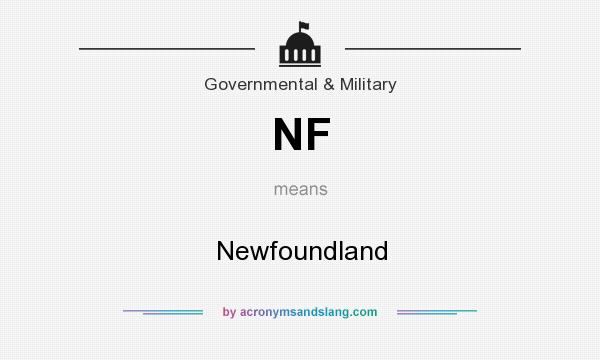 What does NF mean? It stands for Newfoundland