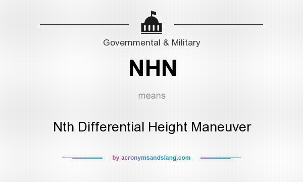 What does NHN mean? It stands for Nth Differential Height Maneuver