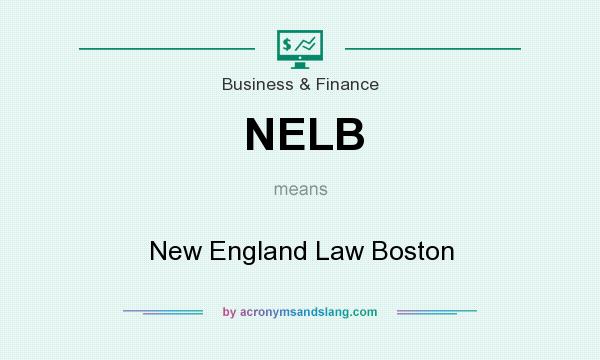 What does NELB mean? It stands for New England Law Boston