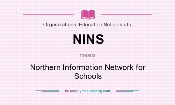 What does NINS mean? It stands for Northern Information Network for Schools
