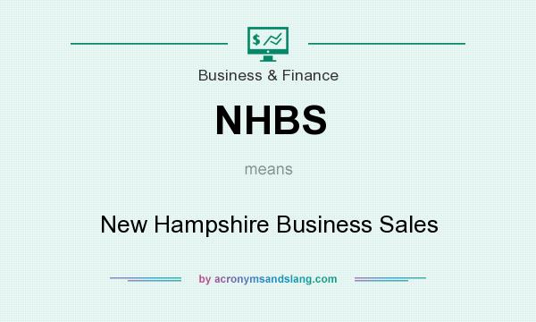 What does NHBS mean? It stands for New Hampshire Business Sales