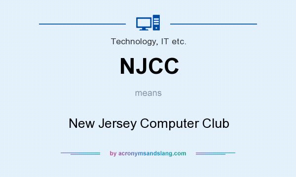 What does NJCC mean? It stands for New Jersey Computer Club