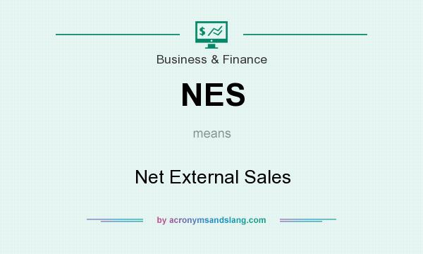 What does NES mean? It stands for Net External Sales