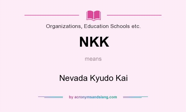 What does NKK mean? It stands for Nevada Kyudo Kai