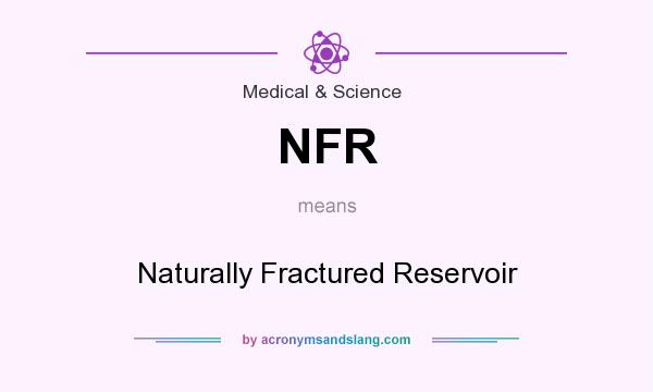 What does NFR mean? It stands for Naturally Fractured Reservoir