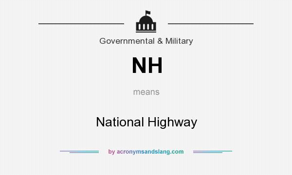 What does NH mean? It stands for National Highway