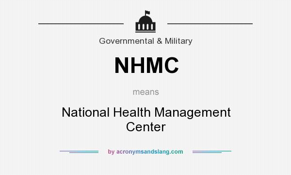 What does NHMC mean? It stands for National Health Management Center