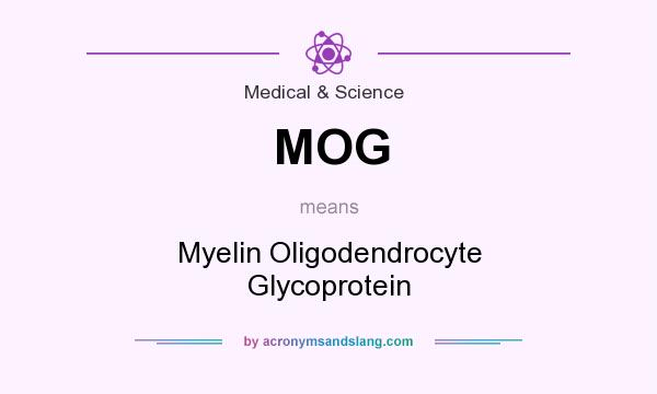 What does MOG mean? It stands for Myelin Oligodendrocyte Glycoprotein