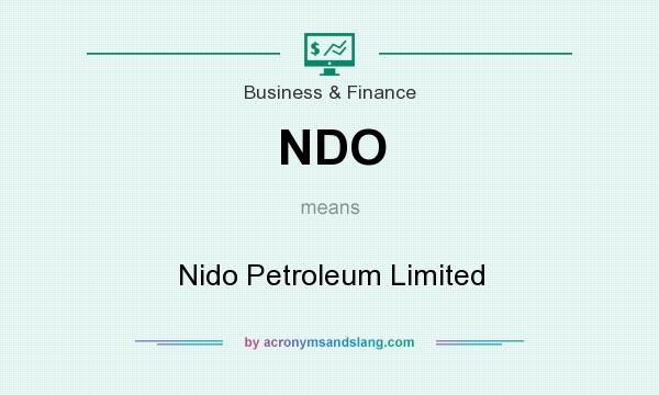 What does NDO mean? It stands for Nido Petroleum Limited
