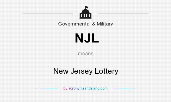 What does NJL mean? It stands for New Jersey Lottery
