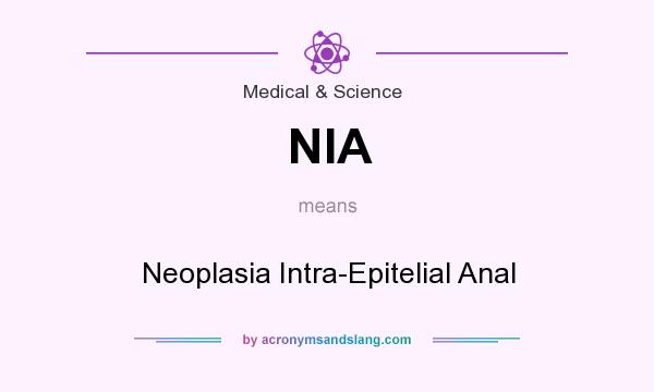 What does NIA mean? It stands for Neoplasia Intra-Epitelial Anal