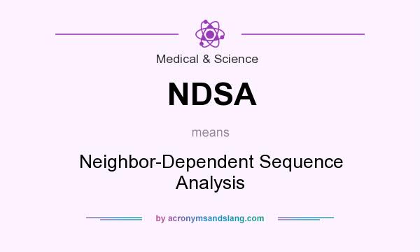 What does NDSA mean? It stands for Neighbor-Dependent Sequence Analysis