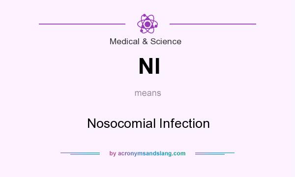 What does NI mean? It stands for Nosocomial Infection