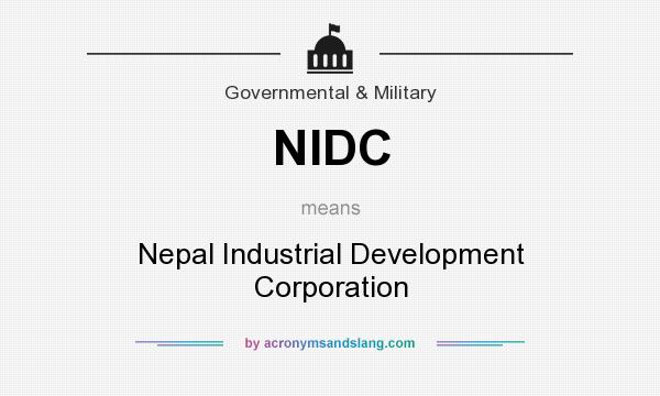 What does NIDC mean? It stands for Nepal Industrial Development Corporation