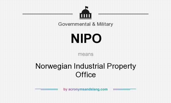 What does NIPO mean? It stands for Norwegian Industrial Property Office